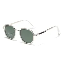 Vintage Style Classic Style Solid Color Tac Round Frame Full Frame Glasses main image 4
