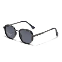 Vintage Style Classic Style Solid Color Tac Round Frame Full Frame Glasses sku image 6