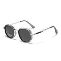 Vintage Style Classic Style Solid Color Tac Round Frame Full Frame Glasses sku image 5