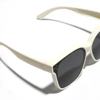 Punk Streetwear Solid Color Tac Square Full Frame Glasses main image 3