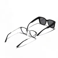 Punk Streetwear Solid Color Tac Square Full Frame Glasses main image 5