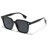 Vacation Classic Style Solid Color Ac Square Full Frame Glasses main image 3