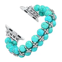 Casual Elegant Glam Solid Color Artificial Pearl Alloy Metal Watch Bands & Straps main image 3