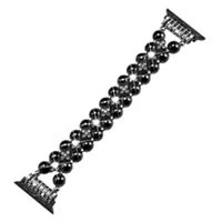 Casual Elegant Glam Solid Color Artificial Pearl Alloy Metal Watch Bands & Straps sku image 2
