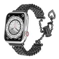 Casual Elegant Glam Solid Color Alloy Metal Watch Bands & Straps sku image 4
