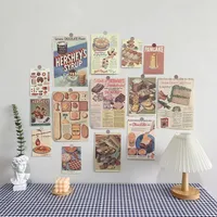 1 Set Food Holiday Daily Paper Vintage Style Sweet main image 1
