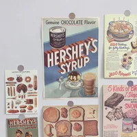 1 Set Food Holiday Daily Paper Vintage Style Sweet main image 5