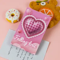 1 Piece Letter Heart Shape Learning Raw Wood Pulp Coated Paper Cute Notebook main image 4