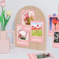 A Set Of 10 Sheets Letter Flower Daily Selfie Paper Card Romantic Sweet main image 3