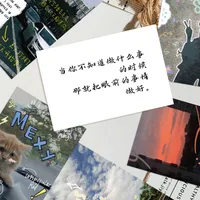 A Set Of 10 Sheets Human Letter Bear Daily Selfie Paper Card Cute main image 2
