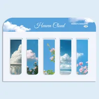 5 PCS/Package Clouds Flower Learning Magnet Simple Style Bookmark sku image 1
