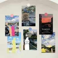 A Set Of 10 Sheets Human Letter Bear Daily Selfie Paper Card Cute main image 4