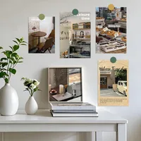 15 Pieces Per Set Letter Daily Selfie White Cardboard Vintage Style French Style main image 4
