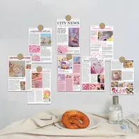 A Set Of 10 Sheets Castle Letter Daily Selfie Paper Card Cute Sweet main image 2