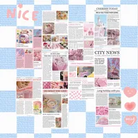 A Set Of 10 Sheets Castle Letter Daily Selfie Paper Card Cute Sweet main image 3
