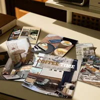 15 Pieces Per Set Letter Daily Selfie White Cardboard Vintage Style French Style main image 2
