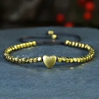 Simple Style Cross Heart Shape Alloy Unisex Bracelets sku image 3