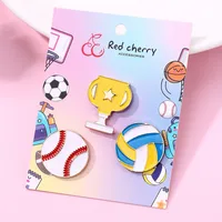 Cute Rabbit Bow Knot Alloy Enamel Unisex Brooches sku image 4