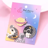 Cute Rabbit Bow Knot Alloy Enamel Unisex Brooches sku image 3