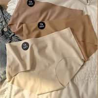 Solid Color Quick Dry Mid Waist Panties main image 1