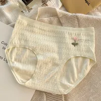 Flower Mid Waist Panties main image 1