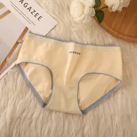 Solid Color Mid Waist Panties main image 4