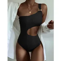 Women's Casual Sexy Solid Color Solid Color 1 Piece One Piece Swimwear main image 2
