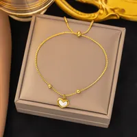 Elegant Modern Style Heart Shape Butterfly Titanium Steel Plating Zircon Women's Bracelets sku image 13