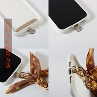 Polyester Metal Geometric Simple Style Mobile Phone Lanyard Phone Cases main image 3