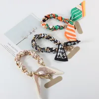 Polyester Metal Geometric Simple Style Mobile Phone Lanyard Phone Cases main image 5