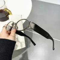Elegant Simple Style Solid Color Leopard Pc Oval Frame Full Frame Glasses main image 3