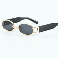 Elegant Simple Style Solid Color Leopard Pc Oval Frame Full Frame Glasses sku image 2