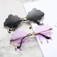 Simple Style Clouds Pc Special-Shaped Mirror Frameless Glasses main image 1