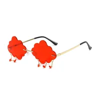 Simple Style Clouds Pc Special-Shaped Mirror Frameless Glasses sku image 3