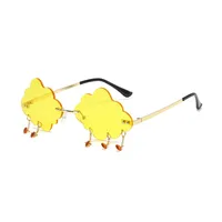Simple Style Clouds Pc Special-Shaped Mirror Frameless Glasses sku image 4