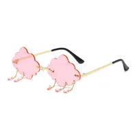 Simple Style Clouds Pc Special-Shaped Mirror Frameless Glasses sku image 6
