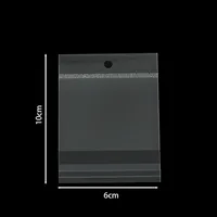 Simple Style Transparent OPP Jewelry Packaging Bags sku image 4