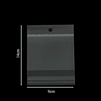 Simple Style Transparent OPP Jewelry Packaging Bags sku image 11