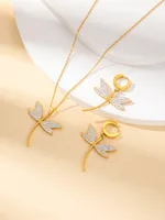 Casual Elegant Simple Style Heart Shape Titanium Steel Plating Women's Jewelry Set sku image 41