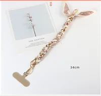 Polyester Metal Geometric Simple Style Mobile Phone Lanyard Phone Cases main image 2