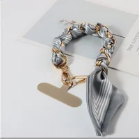 Polyester Metal Geometric Simple Style Mobile Phone Lanyard Phone Cases sku image 3