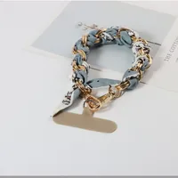 Polyester Metal Geometric Simple Style Mobile Phone Lanyard Phone Cases sku image 5
