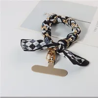Polyester Metal Geometric Simple Style Mobile Phone Lanyard Phone Cases sku image 6