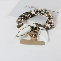 Polyester Metal Geometric Simple Style Mobile Phone Lanyard Phone Cases sku image 7