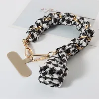 Polyester Metal Geometric Simple Style Mobile Phone Lanyard Phone Cases sku image 11