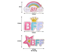 Cute Modern Style Letter Rainbow Star Alloy Enamel Unisex Brooches main image 2