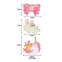Cute Rabbit Bow Knot Alloy Enamel Unisex Brooches main image 8