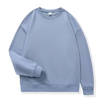Lightweight Autumn Drop Shoulder 100% Cotton Round Neck Sweatshirt - Trendy Fashion Custom Logo Printing main image 3