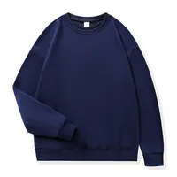 Lightweight Autumn Drop Shoulder 100% Cotton Round Neck Sweatshirt - Trendy Fashion Custom Logo Printing main image 5