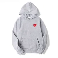 Trendy Couple's Heart Print Fleece - Lined Hooded Sweatshirt - Unisex Autumn Winter Plus Size Hoodie With Cozy Fit main image 4
